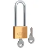 Image de Cadenas laiton massif anse longue série 65 Abus - Anse 80 mm - Longueur 50 mm