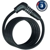 Image de Antivol vélo câble à code Abus Star 5510C à10x1,80m noir