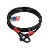 Image de Câble antivol lasso antivol Abus Cobra 2m à8 mm noir/rouge