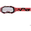 Image de Masque VTT - ABUS - Buteo - Rouge - Anti-buée - Compatible casques AirDrop/CliffHanger/MoDrop