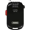 Image de Câble-antivol vélo Combiflex 2501 - ABUS - 65 cm - Programmation individuelle du code - Noir