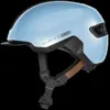 Image de Casque de vélo - ABUS - HUD-Y - Bleu - Ajustement Zoom Ace - Lampe LED rechargeable