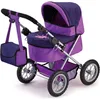 Image de Poussette Landau Pour Poupée Trendy Pourpre - BAYER DESIGN - Réglable - Convient aux poupées jusquà 46 cm