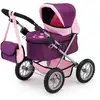 Image de Bayer Poussette Landau Pour Poupée Trendy Prune, Réglable - 68 Cm