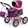 Image de Landau pour poupée Trendy prune - BAYER DESIGN - Réglable - Convient aux poupées jusquà 46 cm