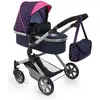 Image de Poussette Pour Poupées Reig Combi Neo Pro Blue Marine 63 Cm
