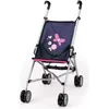 Image de Poussette Canne pour poupée - BAYER DESIGN - Bleu Rose - Convient aux poupées jusquà 46cm