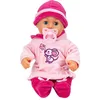 Image de BAYER Bébé Premiers Mots 38 cm Avec 24 Sons de Bébé Fuchsia