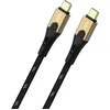 Image de Oehlbach Câble USB USB 3.2 Gen2 (USB 3.1 Gen2) USB-C® mâle USB-C® mâle 1.00 m noir/or D1C9531