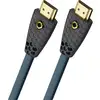 Image de Oehlbach Flex Evolution Câble Hdmi 3 M Hdmi Type A (standard) Anthracite, Bleu, Couleur Essence