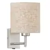Image de Applique murale led beige lin - fischer & honsel - dreamer