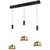 Image de Suspension 3xled, métal noir et or - fischer & honsel - colette