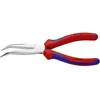 Image de Knipex 38 25 200 pour lélectronique et la mécanique de précision Pince plate à becs ronds coudée à 40° Acier électriqu