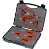 Image de Jeu de pinces de précision pour circlips - 8 pièces dans un coffret en plastique de 10 à 60 mm Sicherungsringzangensätze