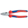 Image de Pince à sertir embouts câbles - KNIPEX - DIN 46228 Partie 1 + 4 - Profil demi-rond - Rouge