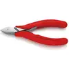 Image de Pince coupante latérale électronique knipex de 115 mm - forme 2 facette, outil de précision pour électronique pi#17235