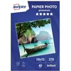 Image de Papier photo 40 feuilles brillantes 10x15 270g AVERY