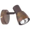 Image de Spot simple orientable - BRILLIANT - Lava - Métal cuivré - Diamètre 8.5 cm - Intérieur