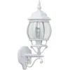Image de BRILLIANT - ISTRIA Applique extérieure - coloris blanc - aluminium/verre E27 1x60W