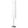 Image de Lampadaire - Brilliant - NERVA - 145x18cm - E14 2x40W - titane et blanc - métal et papier
