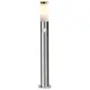 Image de Potelet Exterieur Avec Detecteur Chorus Acier Ampoule E27 Max 20 W - Brilliant