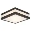 Image de Applique murale extérieure - matteo - acier inoxydable et plastique - anthracite et blanc - e27 - 2 x 40 w ip44