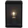 Image de Applique Murale Extérieure Gaia - Noir - Métal/verre - E27 1x60w
