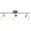Image de Spot - BRILLIANT - Kensington - Argent - 3 ampoules - Articulé - Intérieur