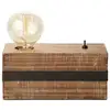 Image de Lampe à poser woodhill métalbois h22cm