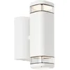 Image de Applique extérieure - BRILLIANT - JANDY - Blanc - Métal/verre - GU10 max 2x18W - IP44