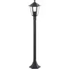 Image de Potelet Extérieur - Brilliant - Carleen - Noir - Métal/verre - E27 Max 60w - Ip44