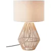 Image de Lampe à poser Laraine naturel - beige - BRILLIANT - Classique - Intemporel - Bois massif
