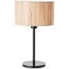 Image de Lampe à poser - Brilliant - WIMEA - 41x25 cm - E27 52W - noir/naturel - métal et jonc de mer