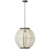 Image de Suspension - Brilliant - Tanah - 150x 475cm - noir - E27 42W - métal et bambou