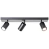 Image de Spot LED - BRILLIANT - Jello - 3 lampes - Noir mat - 5 W - GU10 - Intérieur