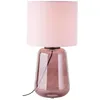 Image de 94591-22 Brilliant Lampe à poser Hydra 56cm mauve-violet verre-textile cordon interrupteur 1x A60 E27 60 W adapté à une lampe no