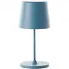 Image de Lampe De Table Extérieure Led Kaami Nordique Bleu Mat 2w Rechargeable Usb Ip44 Brilliant