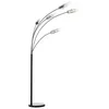 Image de Lampadaire - BRILLIANT - Glasini - 5 ampoules E14 - Verre fumé noir - Design contemporain