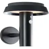 Image de Applique Extérieure - - Alvero - Led Et Solaire - Dtecteur De Mouvement - Métal Et Plastique - 4 W - Noir