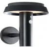 Image de Applique extérieure - BRILLIANT - ALVERO - LED et solaire - Dtecteur de mouvement - Métal et plastique - 4 W - Noir