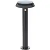 Image de Borne Extérieure - Brilliant - Alvero - Led Et Solaire - Dtecteur De Mouvement - Métal Et Plastique - 4 W - Noir