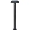 Image de Potelet extérieur - BRILLIANT - ALVERO - LED et solaire - Dtecteur de mouvement - Métal et plastique - 4 W - Noir
