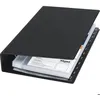 Image de Sigel VZ300 Classeur à anneaux pour cartes de visite 200 cartes (l x H x P) 147 x 265 x 44 mm noir (mat) matière plasti