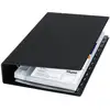 Image de Sigel vz300 porte-cartes de visite, jusqu'à 200 cartes, extansible, 9 x 5,8 cm, noir VZ300