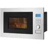 Image de Micro ondes encastrable avec grill inox bomann mwg3001heb