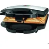 Image de Grille-pain Appareil à Sandwich Croque-Monsieur inox Bomann ST 1372 CB 750W Noir/Argent