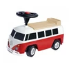 Image de Smoby - Porteur Volkswagen Van Rouge - Coffre De Rangement + Volant Directionnel - 26l X 30l X 60h - Dés 18 Mois