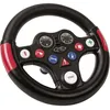 Image de Volant sonore BIG Racing - Jeu de voiture pour enfant - Noir rouge et bleu - Reproduit des bruits de course