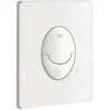 Image de Plaque de commande - Grohe - Blanc - Plastique - Double touche - Économique