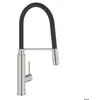 Image de Mitigeur monocommande de cuisine - GROHE - 31491DC0 - Bec rétractable - Jet professionnel 360° - Finition SuperSteel mate